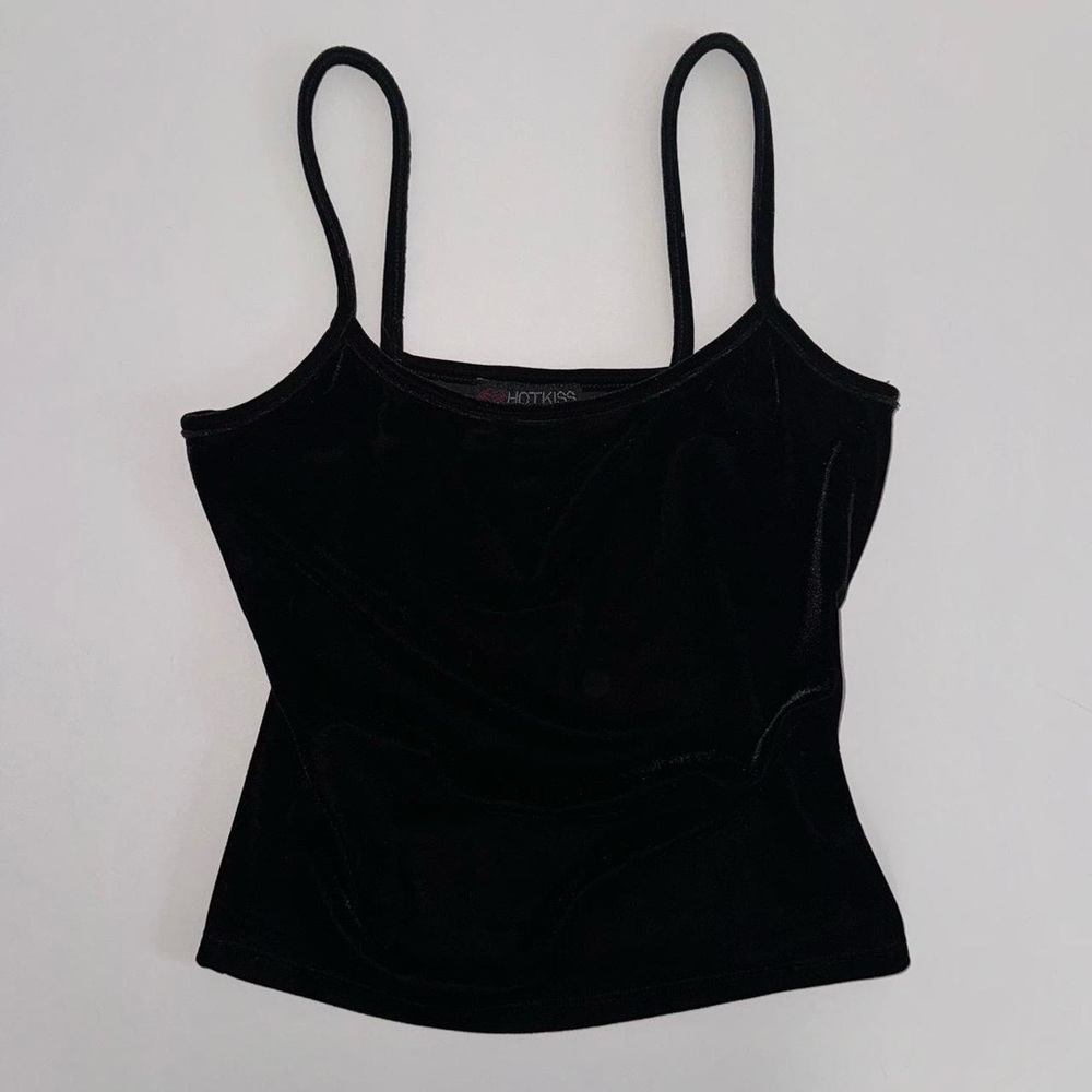 Hot Kiss velour tank top